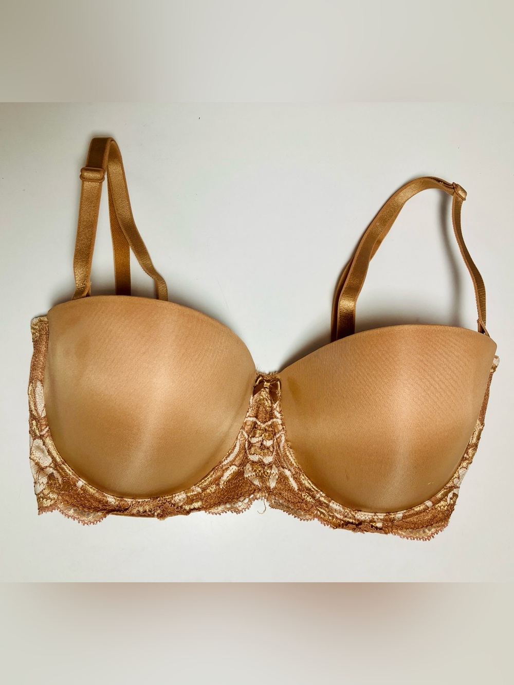NWOT Adore Me Smooth T-Shirt Bra in Caramel Gold